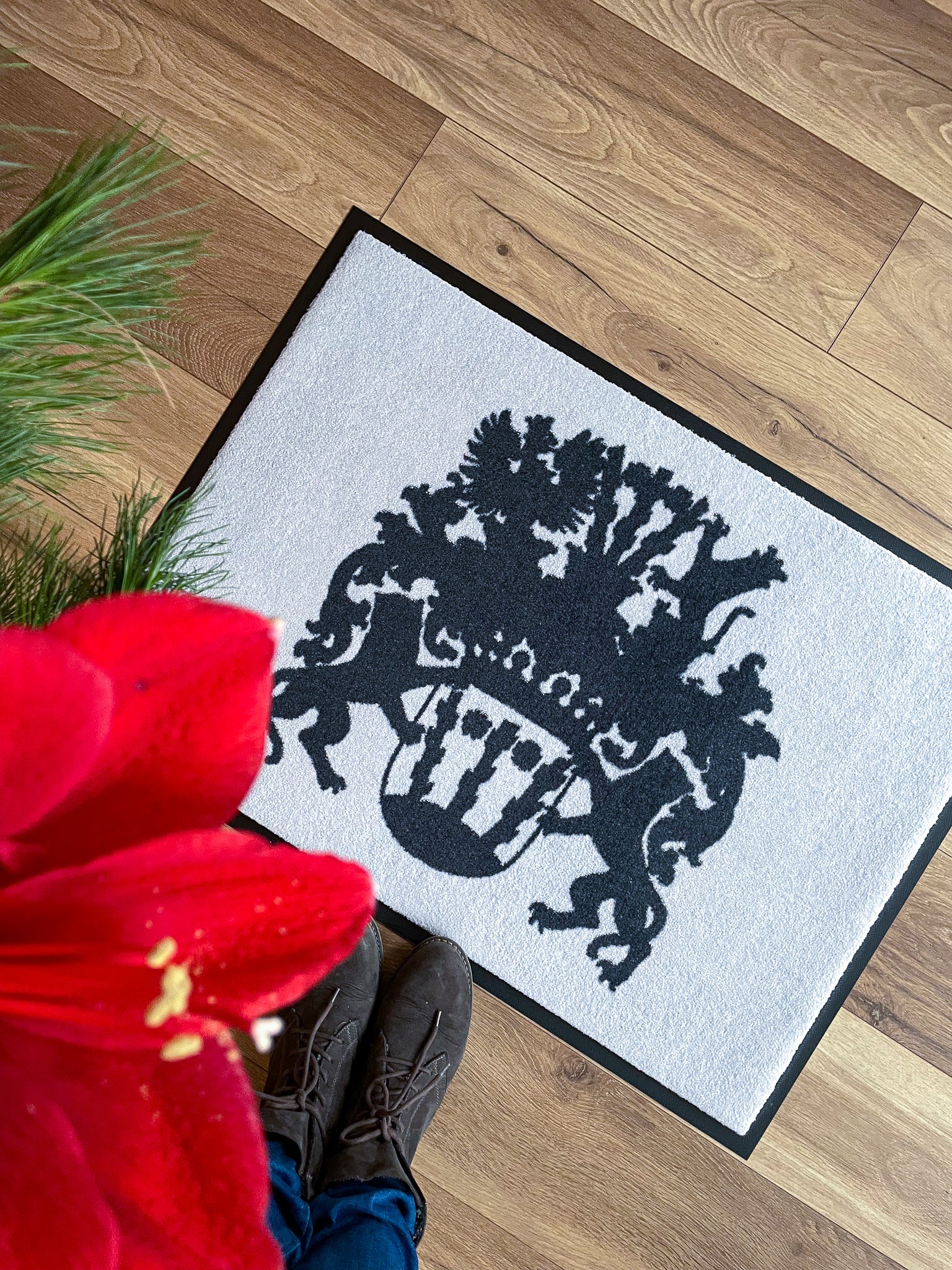 Fußmatte mit Wappen