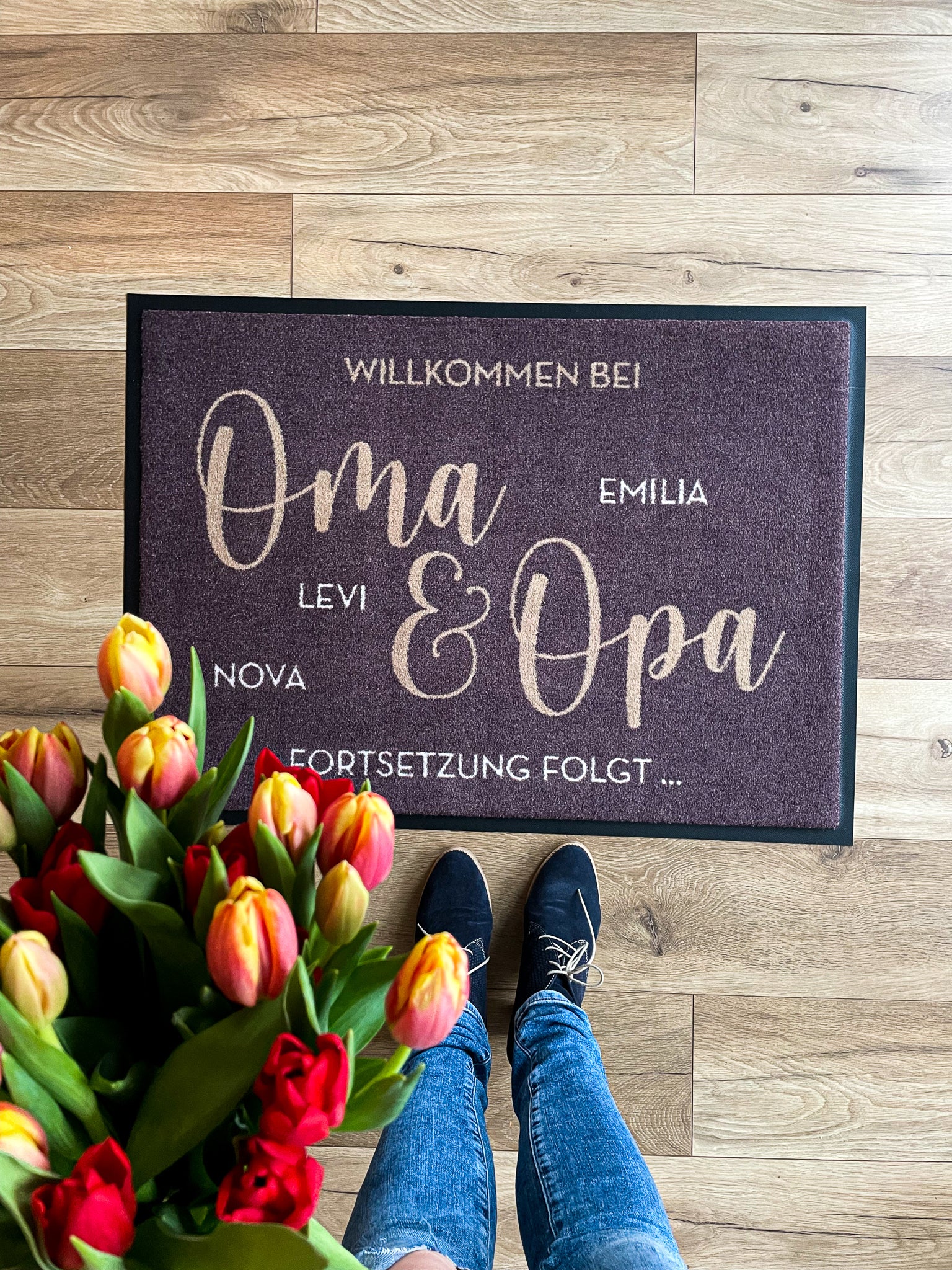 Personalisierte Fußmatte Oma & Opa - KS Designliebe