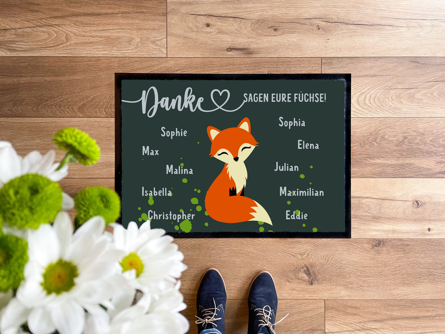 Fußmatte mit kleinem Fuchs