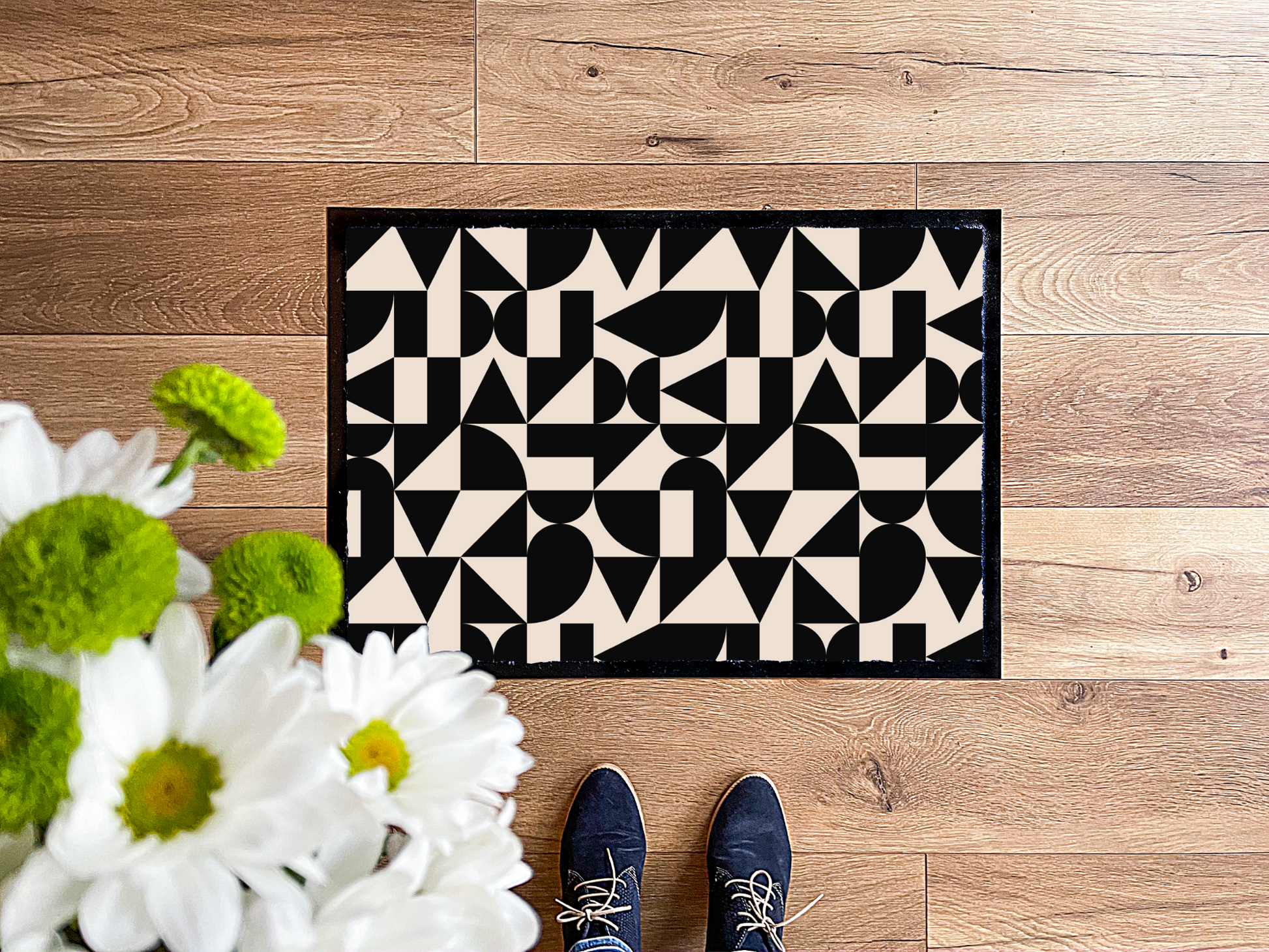 Design Fußmatte Geometrische Formen