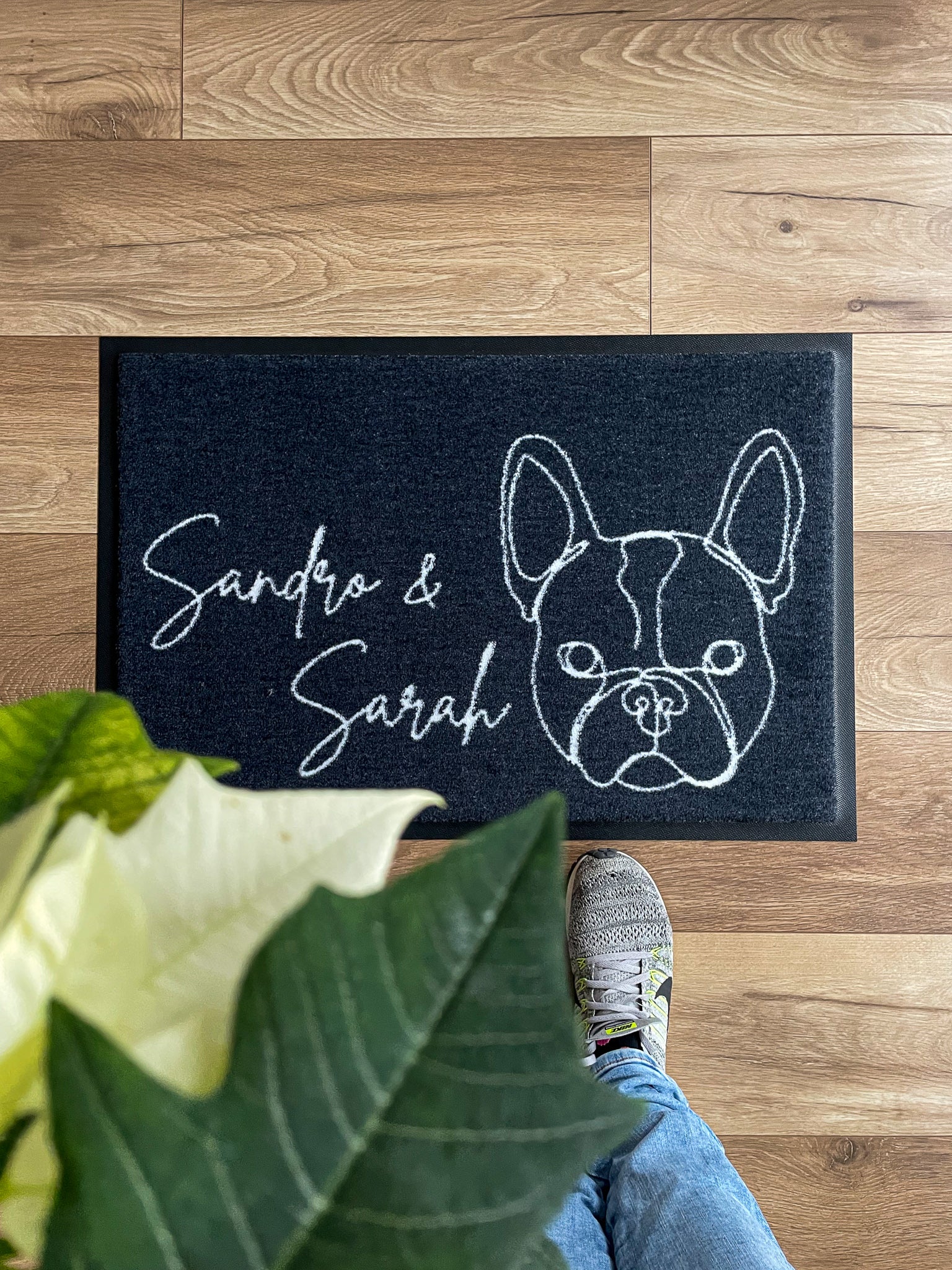Fußmatte französische Bulldogge