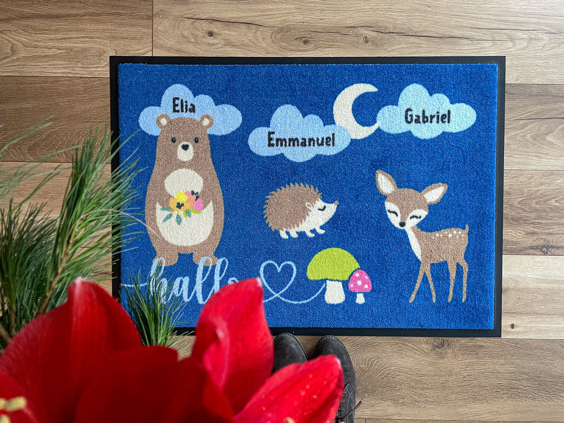 Fußmatte mit Kindernamen